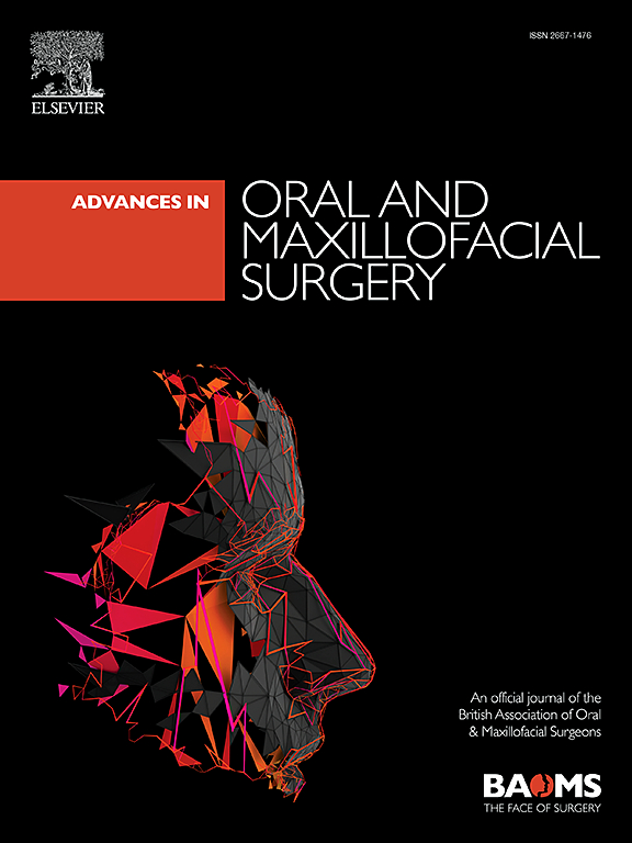 Go to journal home page - Advances in Oral and Maxillofacial Surgery